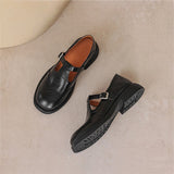 Vela - Premium Leather Mary Jane Shoes