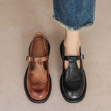 Vela - Premium Leather Mary Jane Shoes